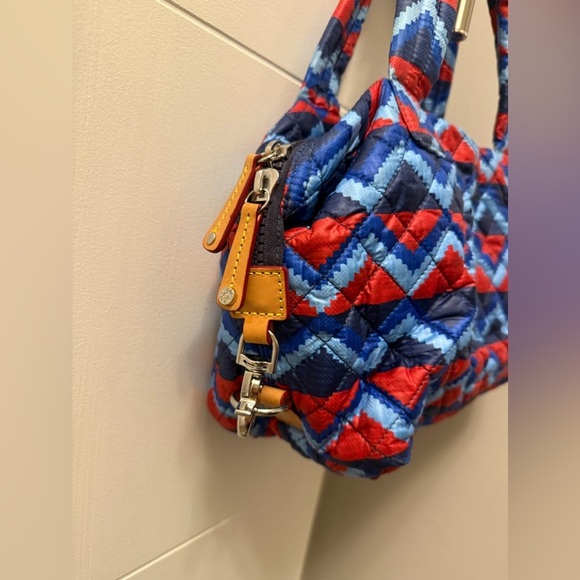 MZ Wallace Medium SUTTON Quilted Nylon Zig Zag Oxford Crossbody Handbag - Picture 12 of 12